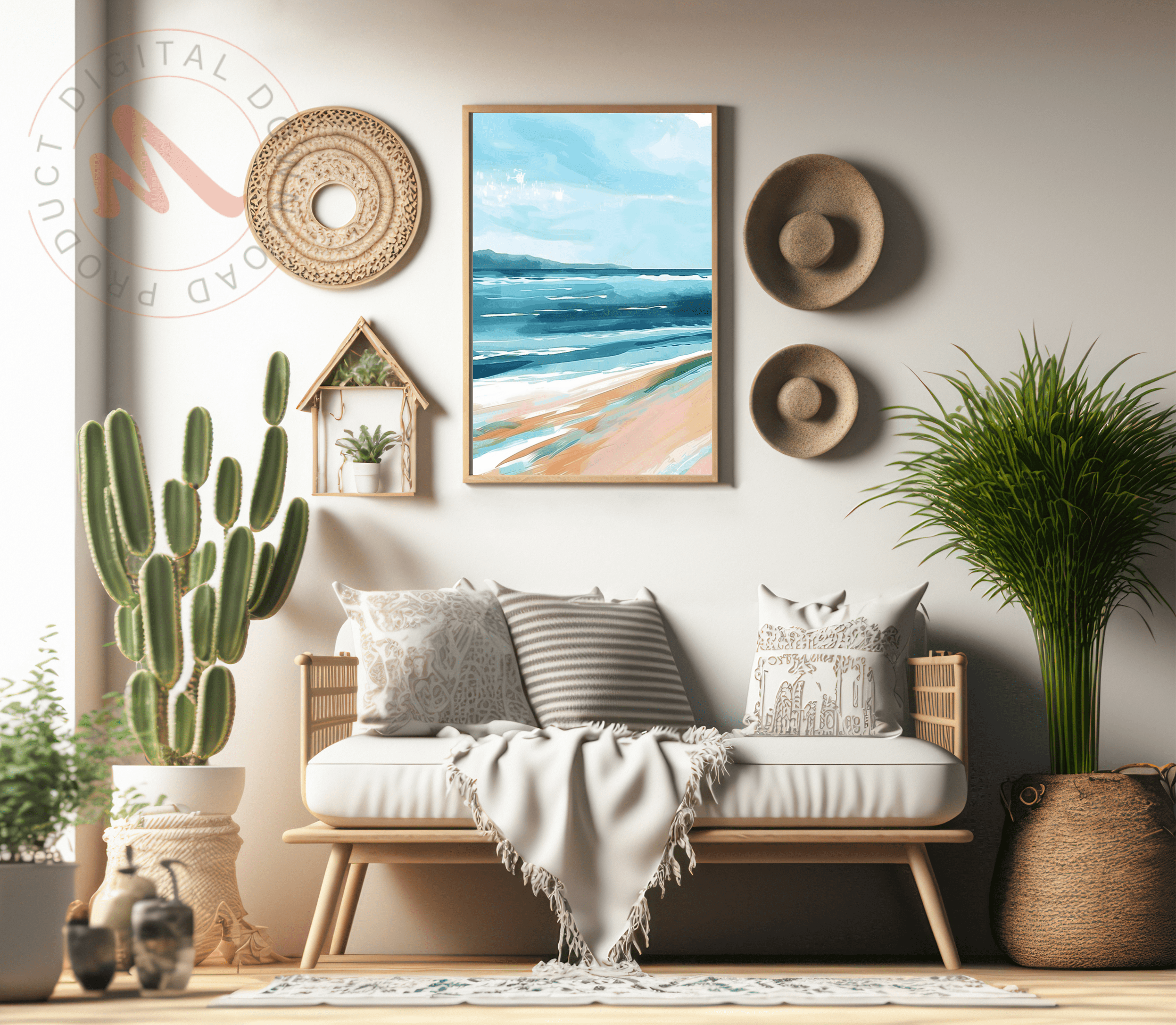 Water Color Sea Landscape Set 1-02