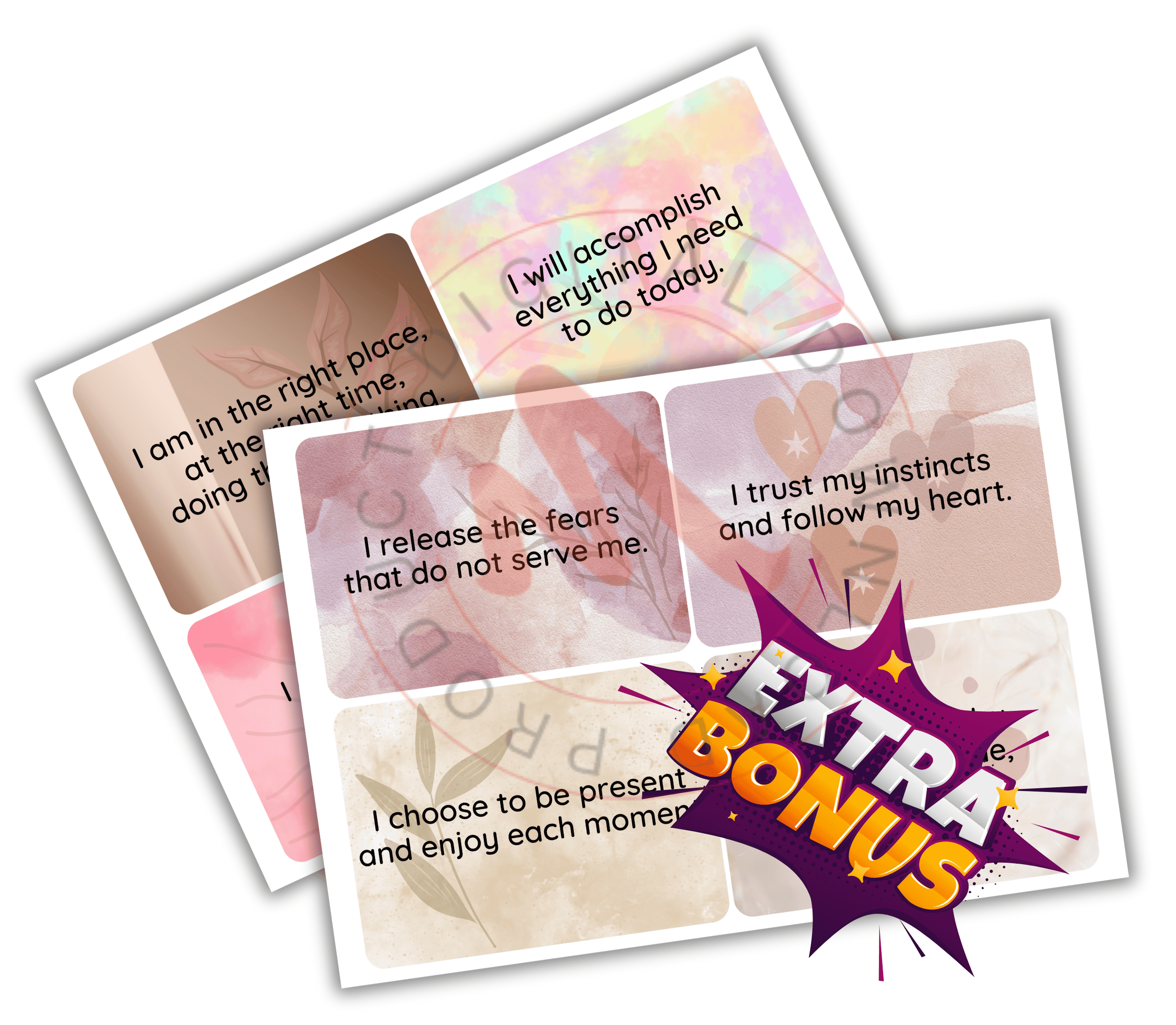 Possitive Affirmation Cards #2 - 4